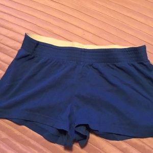 Blue lounge shorts